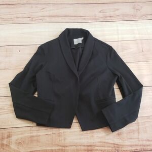 ASOS Jacket Womens 14 Black Outdoor Blazer Open Casual Business Coat Ladies